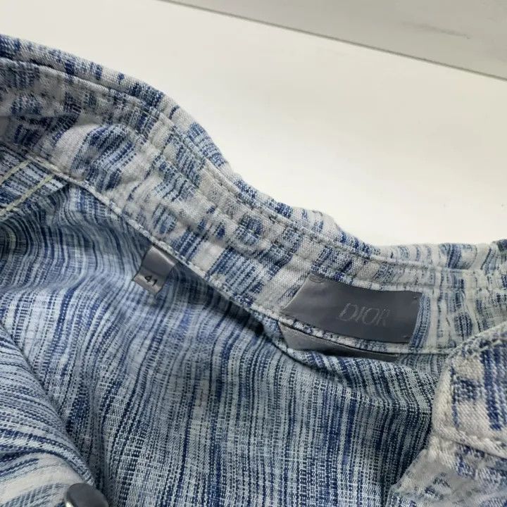 Dior Dior Classic Blue Long Sleeve Shirt 0079 Size US M / EU 48-50 / 2 - 5 Thumbnail