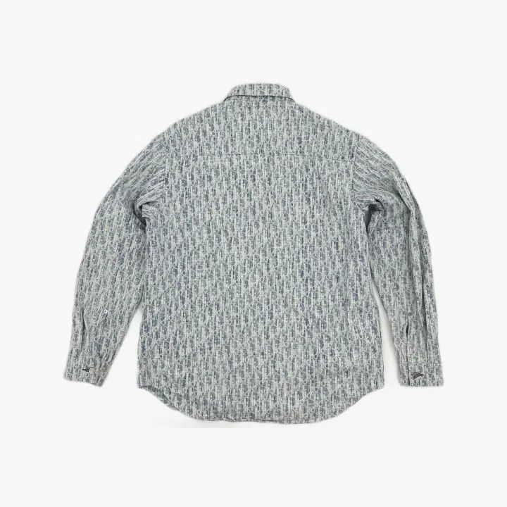 Dior Dior Oblique Print Classic Long Sleeve Shirt 0079 Size US L / EU 52-54 / 3 - 3 Thumbnail