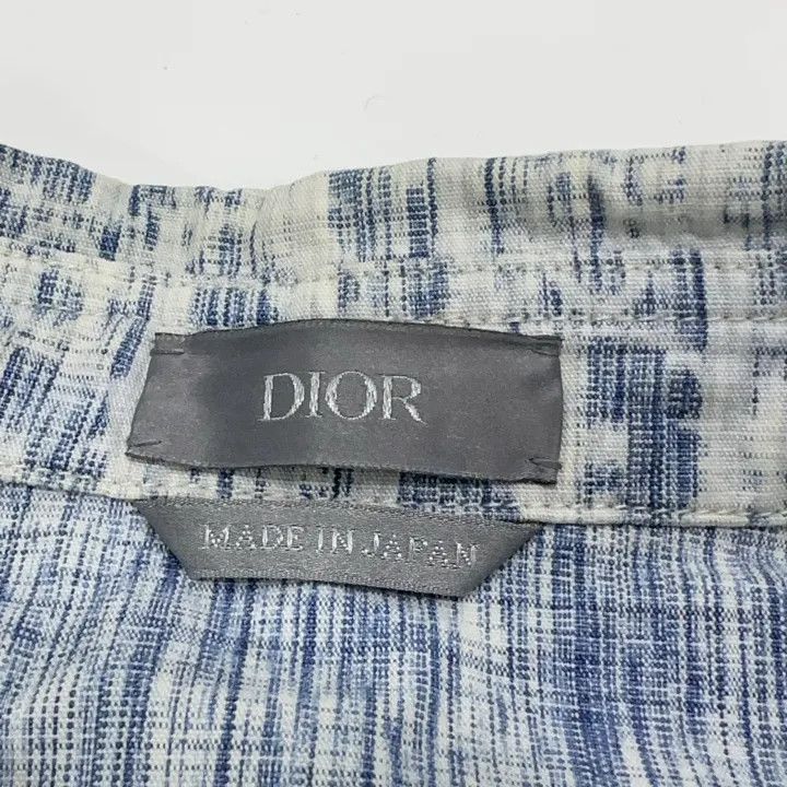 Dior Dior Oblique Print Classic Long Sleeve Shirt 0079 Size US L / EU 52-54 / 3 - 4 Thumbnail