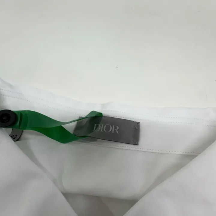 Dior Dior Casual White Long Sleeve Shirt 0079 Size US M / EU 48-50 / 2 - 5 Thumbnail