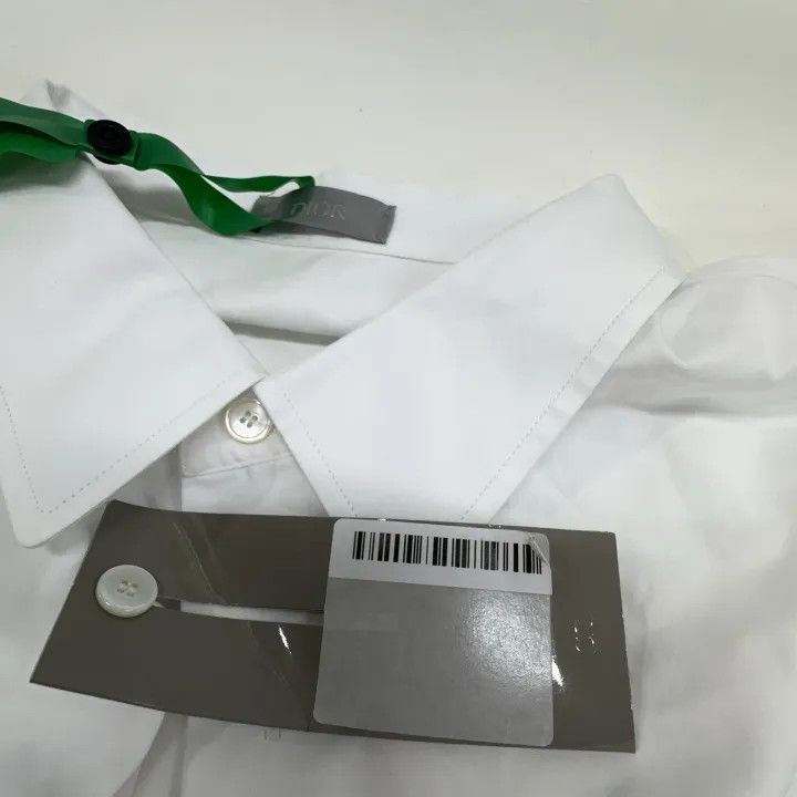Dior Dior Casual White Long Sleeve Shirt 0079 Size US M / EU 48-50 / 2 - 6 Thumbnail