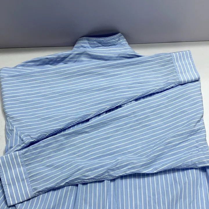 Dior Dior Blue Long Sleeve Printed Shirt for Men 0079 Size US M / EU 48-50 / 2 - 15 Thumbnail