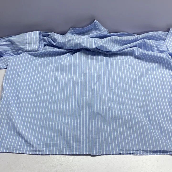Dior Dior Blue Long Sleeve Printed Shirt for Men 0079 Size US M / EU 48-50 / 2 - 16 Thumbnail