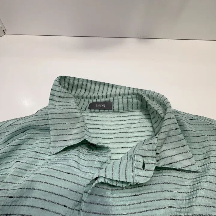 Dior Dior Fashion Stripe Long Sleeve Shirt 0079 Size US L / EU 52-54 / 3 - 6 Thumbnail