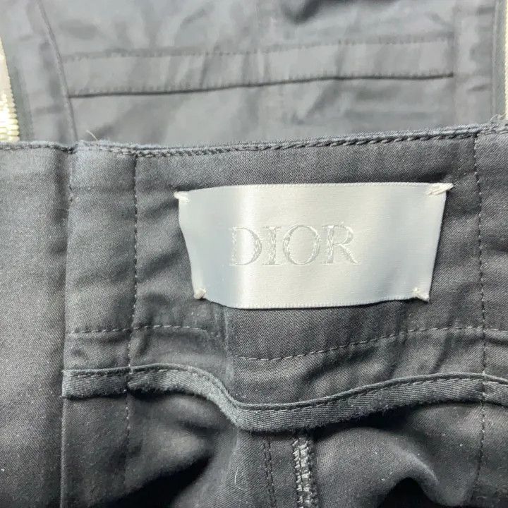 Dior Dior SS22 Black Cotton Cargo Pants for Men 0079 Size US 44 / EU 60 - 4 Thumbnail
