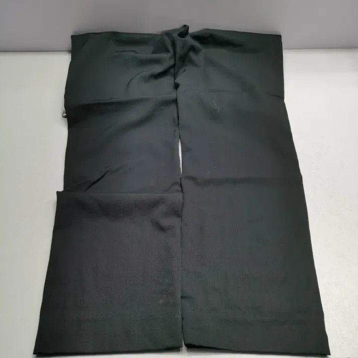 Dior Dior Black Wide Leg Wool Pants with Stripes 0079 Size US 44 / EU 60 - 11 Thumbnail