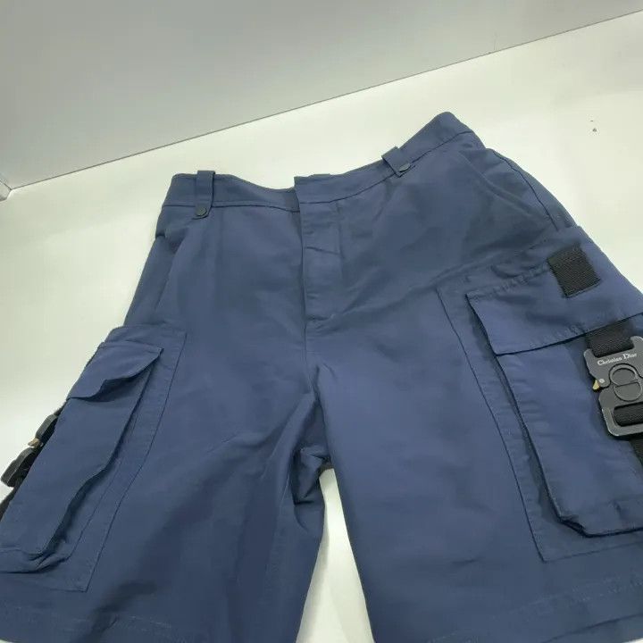 Dior Dior Navy Blue Cargo Shorts for Men 0079 Size US 44 / EU 60 - 7 Thumbnail