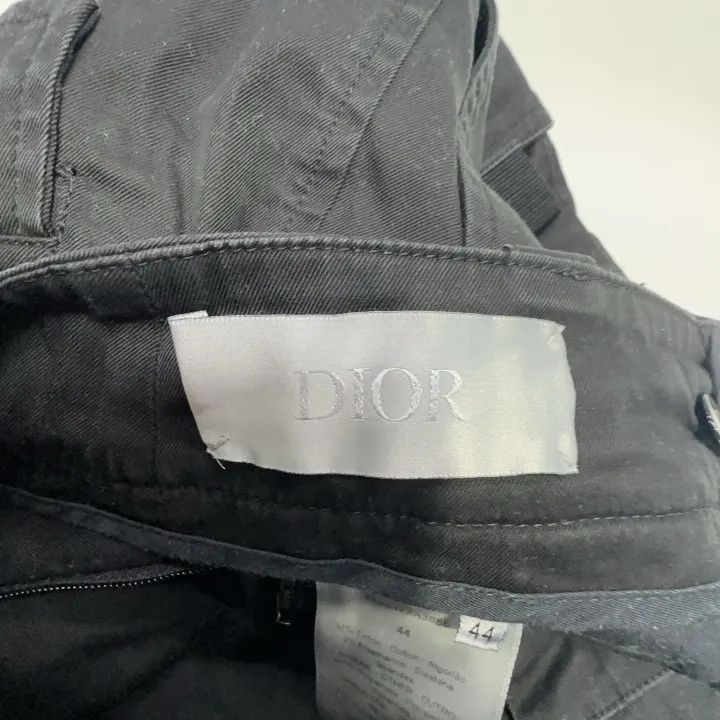 Dior Dior Black Elastic Cargo Pants for Men 0079 Size US 44 / EU 60 - 4 Thumbnail