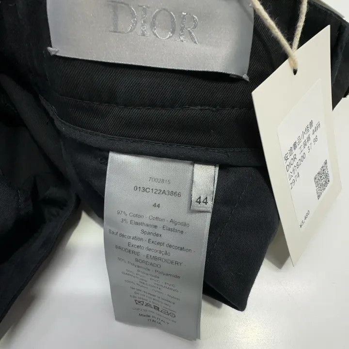 Dior Dior Black Cargo Pants with Pockets 0079 Size US 44 / EU 60 - 4 Thumbnail
