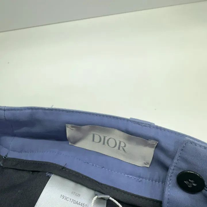 Dior Dior Blue Multi-Pocket Casual Cargo Pants 0079 Size US 44 / EU 60 - 4 Thumbnail
