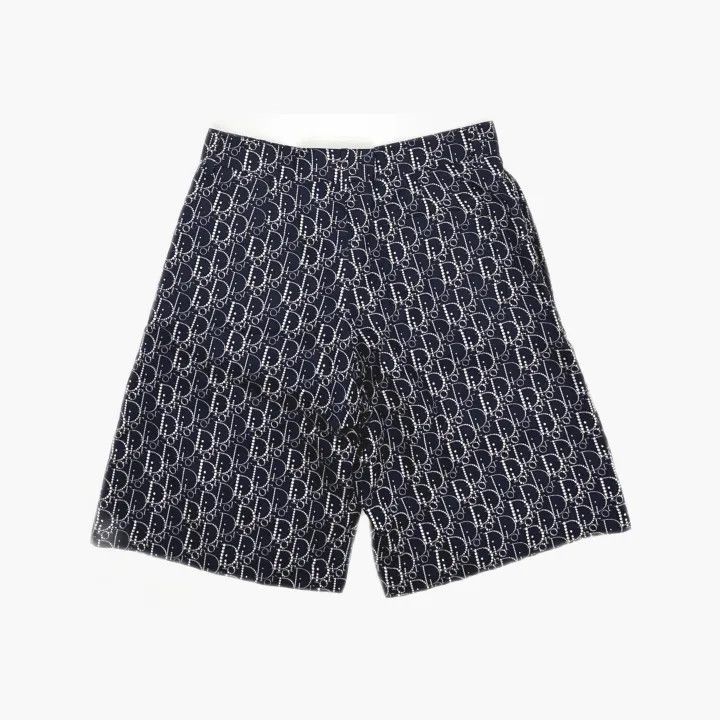 Dior Dior Navy Blue Monogram Leisure Shorts 0079 Size US 44 / EU 60 - 3 Thumbnail