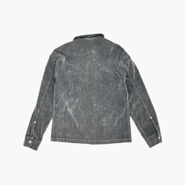 Dior Dior SS22 Logo Embroidered Denim Shirt Jacket 0079 Size US L / EU 52-54 / 3 - 3 Thumbnail