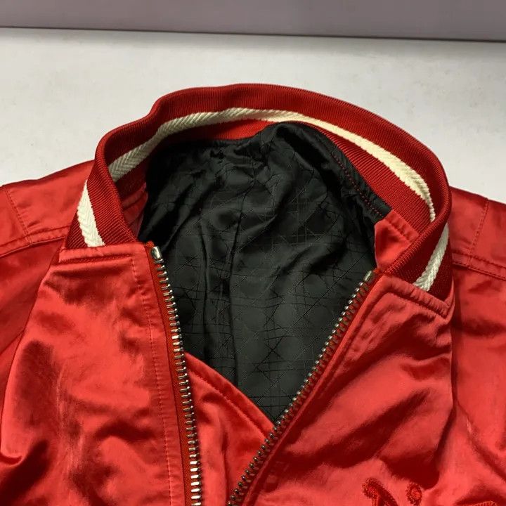 Dior Dior Red Letter Print Pilot Jacket for Men 0079 Size US L / EU 52-54 / 3 - 7 Thumbnail