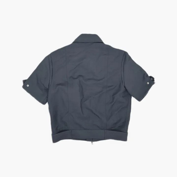 Dior Dior Blue Short Sleeve Zip Jacket 0079 Size US M / EU 48-50 / 2 - 3 Thumbnail