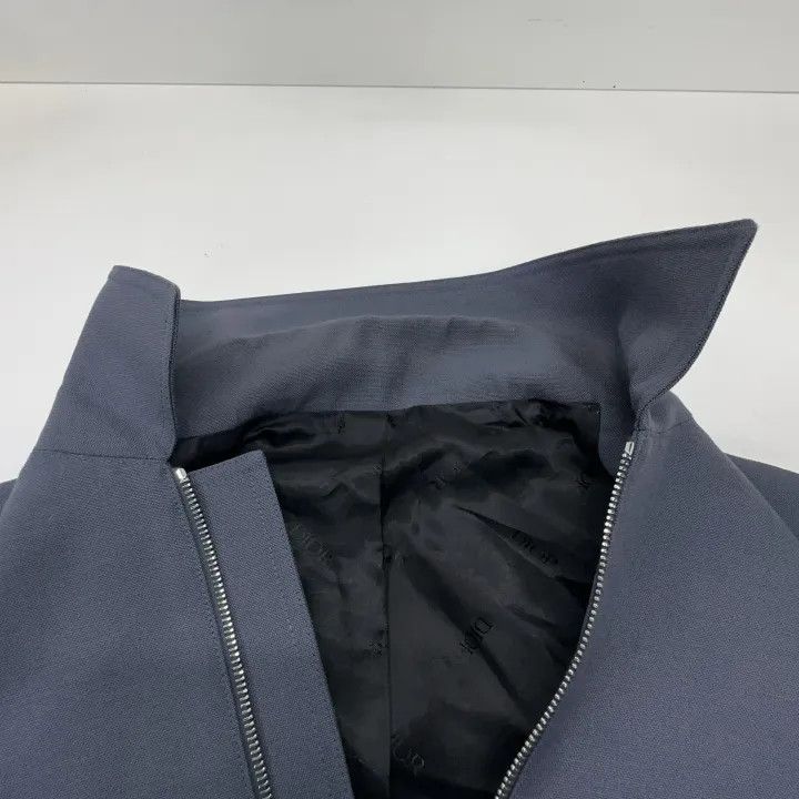 Dior Dior Blue Short Sleeve Zip Jacket 0079 Size US M / EU 48-50 / 2 - 6 Thumbnail