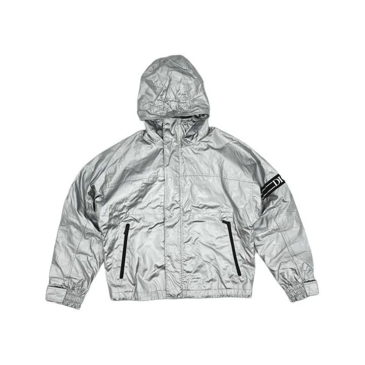 Dior Dior Silver Hooded Jacket for Men 0079 Size US M / EU 48-50 / 2 - 2 Thumbnail
