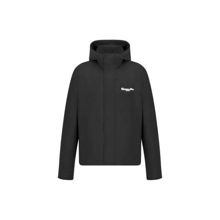 Dior Dior Hooded Black Zip Jacket 0079 Size US M / EU 48-50 / 2 - 2 Thumbnail