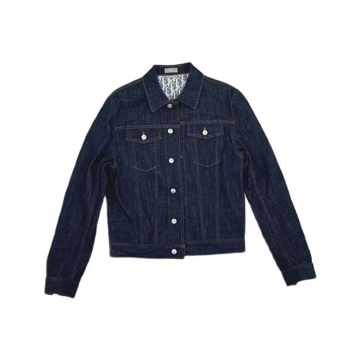 Dior Dior Men's Blue Denim Short Jacket 0079 Size US L / EU 52-54 / 3 - 2 Thumbnail