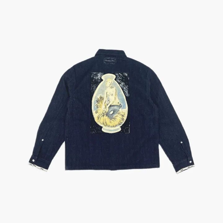 Dior Dior SS23 Back Print Denim Shirt 0079 Size US L / EU 52-54 / 3 - 3 Thumbnail