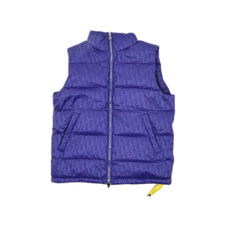 Dior Dior Purple Zip-Up Down Vest for Men 0079 Size US L / EU 52-54 / 3 - 2 Thumbnail