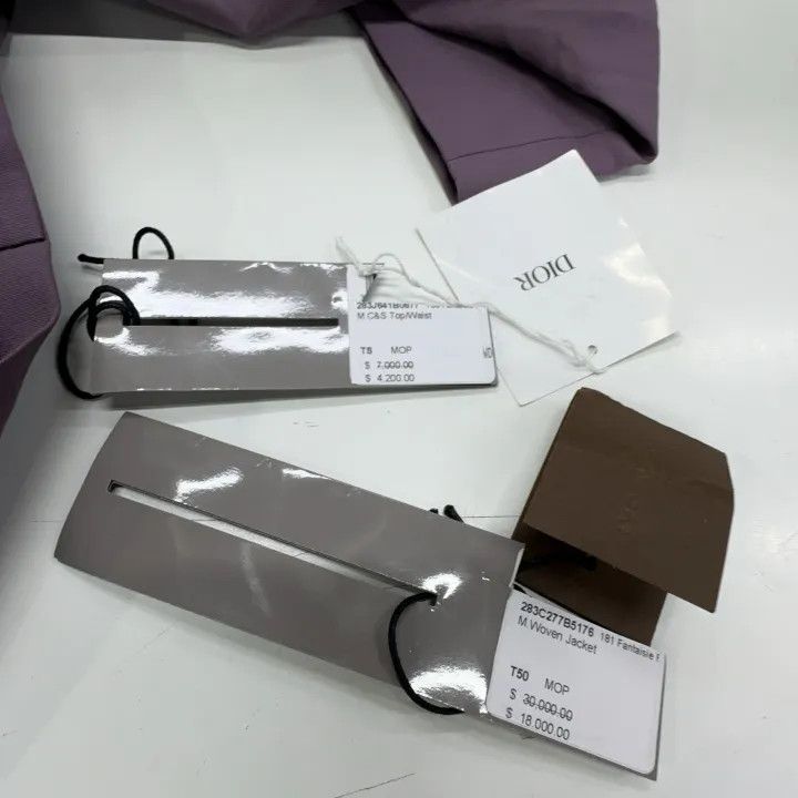 Dior Dior Purple Double-Breasted Suit Jacket 0079 Size US M / EU 48-50 / 2 - 6 Thumbnail