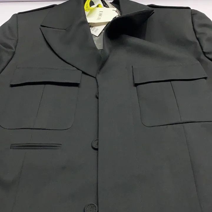 Dior Dior Black Long Sleeve Pocket Jacket 0079 Size US L / EU 52-54 / 3 - 8 Thumbnail