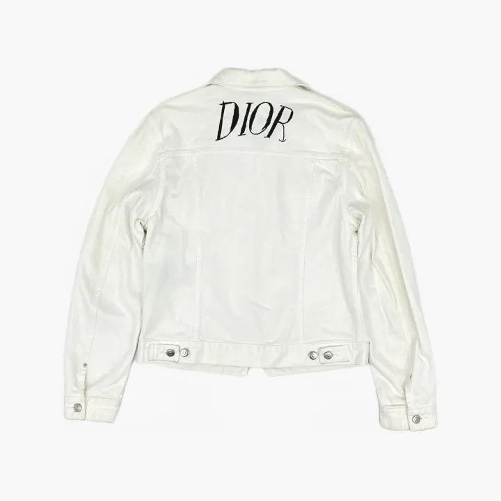 Dior Dior Logo Denim Jacket for Unisex 0079 Size US L / EU 52-54 / 3 - 3 Thumbnail