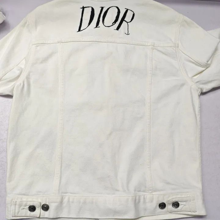 Dior Dior Logo Denim Jacket for Unisex 0079 Size US L / EU 52-54 / 3 - 17 Thumbnail
