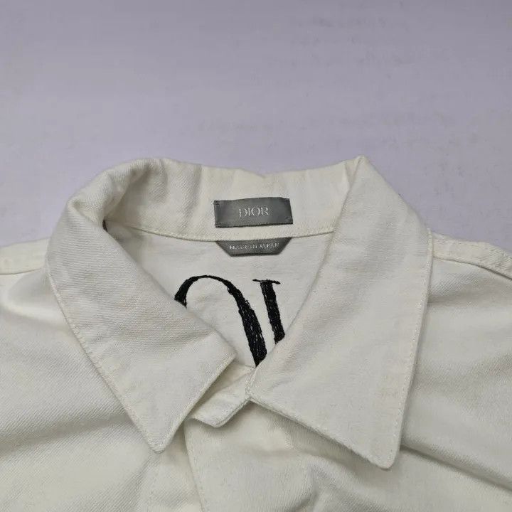 Dior Dior Logo Denim Jacket for Unisex 0079 Size US L / EU 52-54 / 3 - 8 Thumbnail