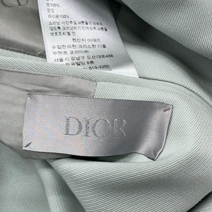 Dior Dior Mint Green Wool Blazer for Men 0079 Size US L / EU 52-54 / 3 - 4 Thumbnail