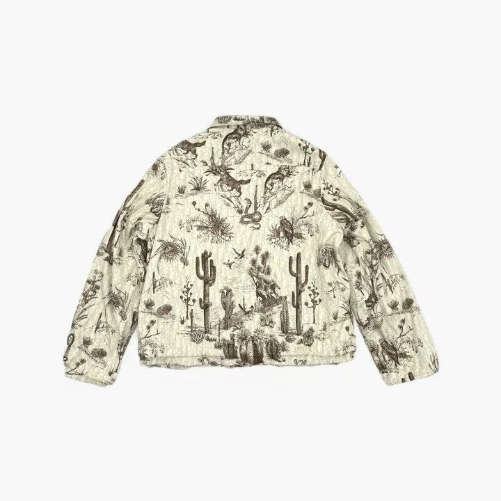 Dior Dior Cactus Print Zip-Up Jacket for Men 0079 Size US L / EU 52-54 / 3 - 3 Thumbnail
