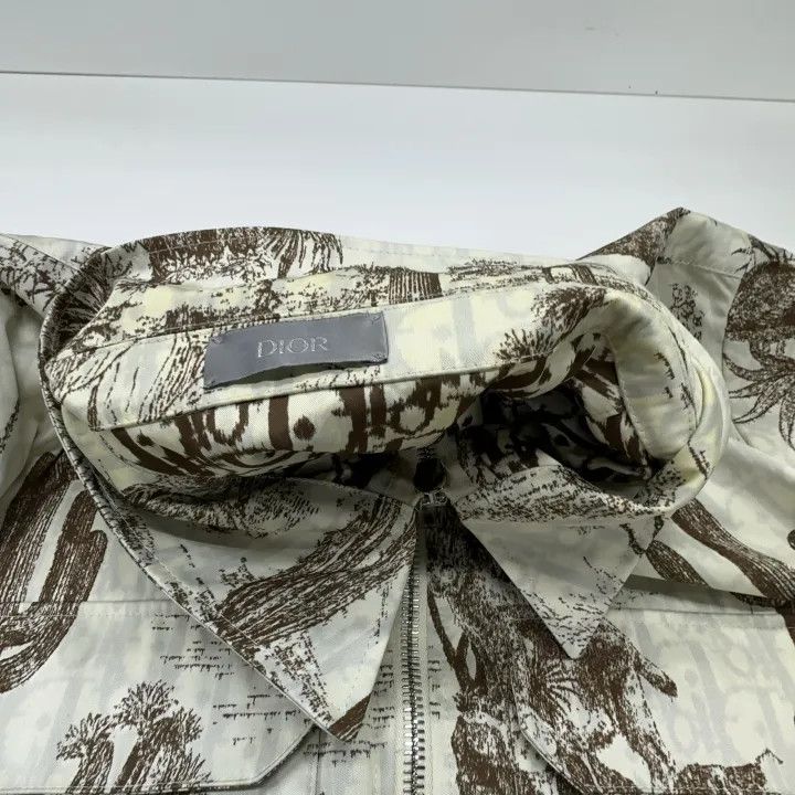 Dior Dior Cactus Print Zip-Up Jacket for Men 0079 Size US L / EU 52-54 / 3 - 6 Thumbnail