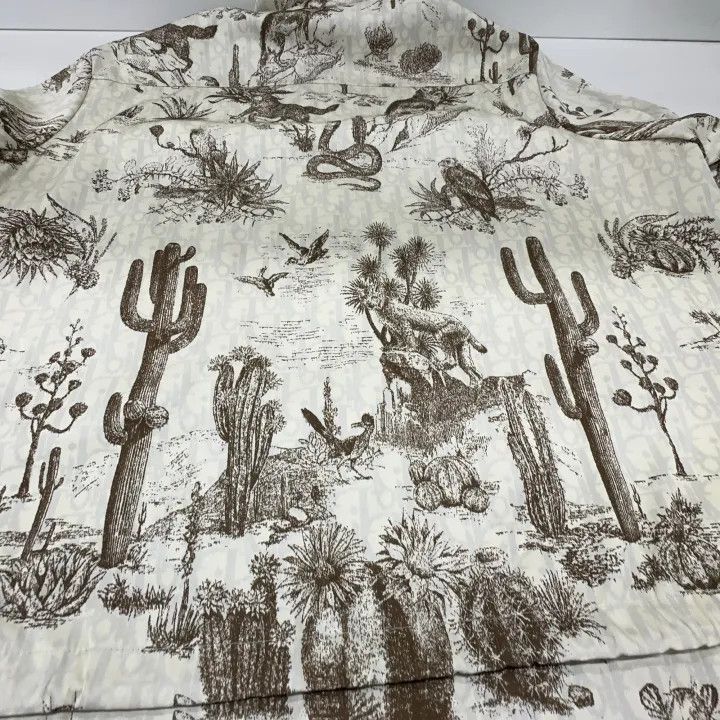 Dior Dior Cactus Print Zip-Up Jacket for Men 0079 Size US L / EU 52-54 / 3 - 11 Thumbnail
