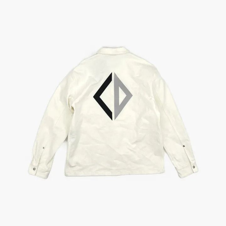 Dior Dior White Patterned Long Sleeve Shirt for Men 0079 Size US L / EU 52-54 / 3 - 3 Thumbnail