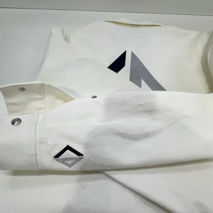 Dior Dior White Patterned Long Sleeve Shirt for Men 0079 Size US L / EU 52-54 / 3 - 13 Thumbnail