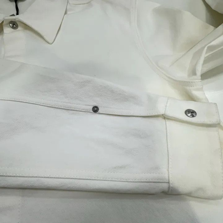Dior Dior White Patterned Long Sleeve Shirt for Men 0079 Size US L / EU 52-54 / 3 - 8 Thumbnail