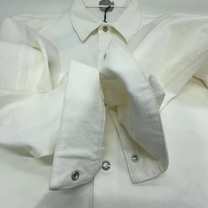 Dior Dior White Patterned Long Sleeve Shirt for Men 0079 Size US L / EU 52-54 / 3 - 9 Thumbnail