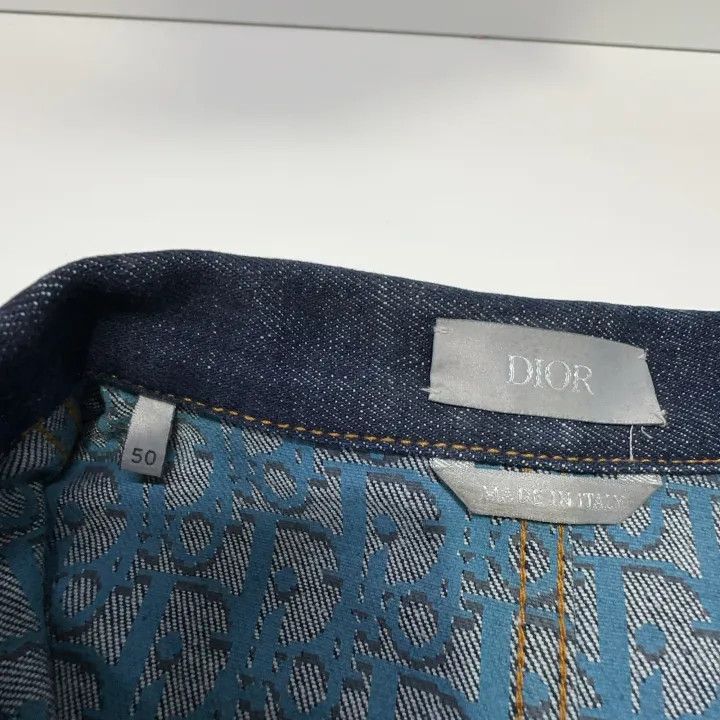 Dior Dior Blue Long Sleeve Button-Up Shirt 0079 Size US L / EU 52-54 / 3 - 4 Thumbnail