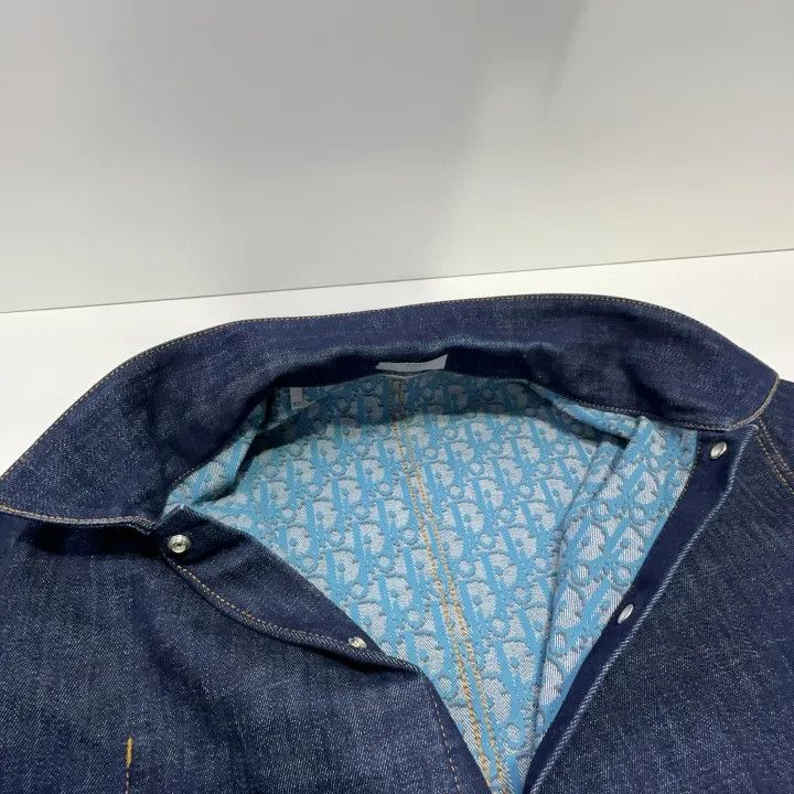 Dior Dior Blue Long Sleeve Button-Up Shirt 0079 Size US L / EU 52-54 / 3 - 6 Thumbnail