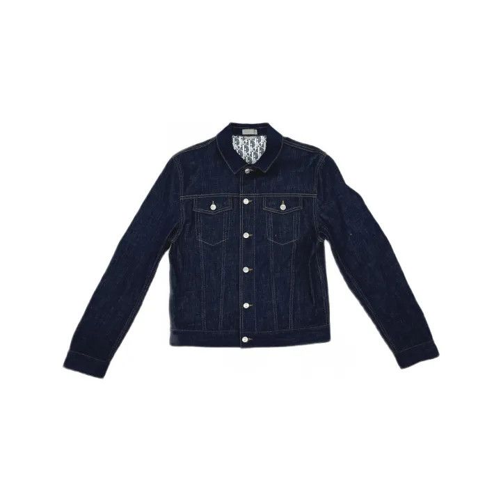Dior Dior Denim Jacket with Floral Lining 0079 Size US L / EU 52-54 / 3 - 2 Thumbnail