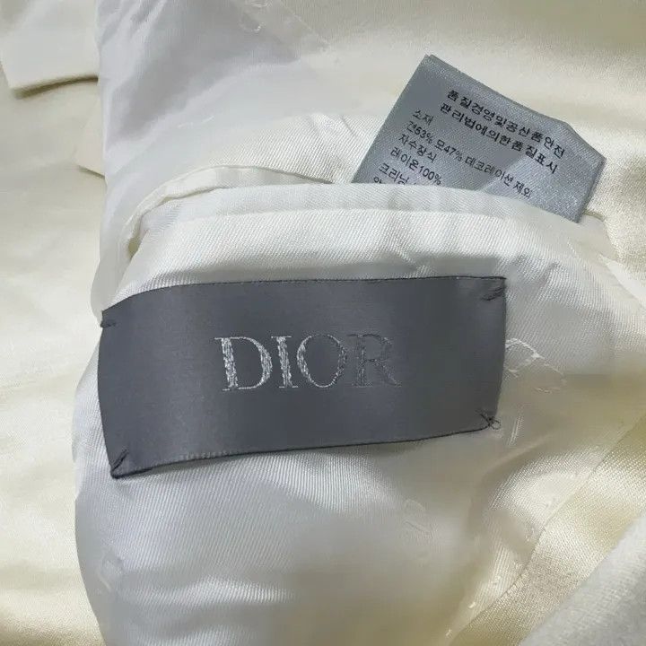 Dior Dior White Slim Fit Suit Jacket 0079 Size US L / EU 52-54 / 3 - 5 Thumbnail