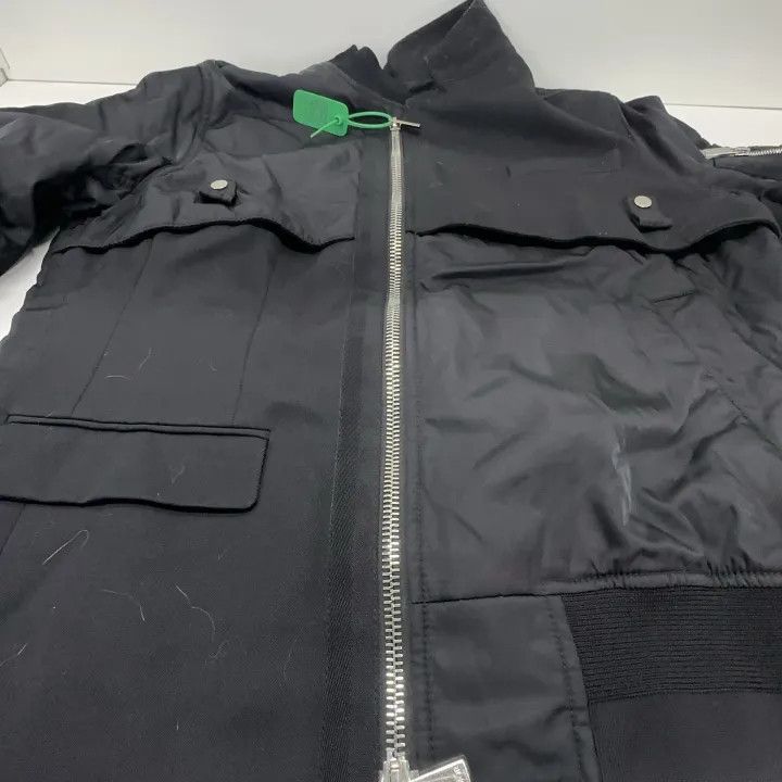Dior Dior x Sacai Black Irregular Pilot Jacket 0079 Size US L / EU 52-54 / 3 - 7 Thumbnail
