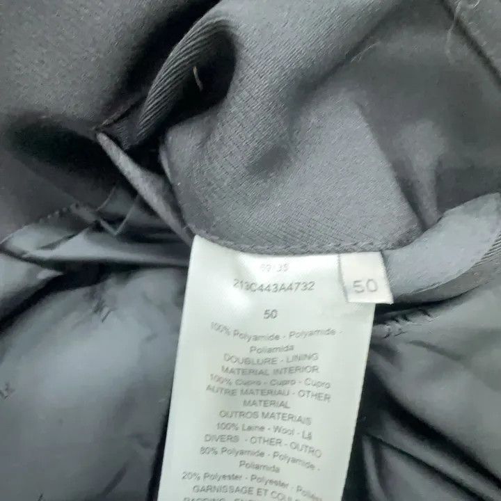 Dior Dior x Sacai Black Irregular Pilot Jacket 0079 Size US L / EU 52-54 / 3 - 4 Thumbnail