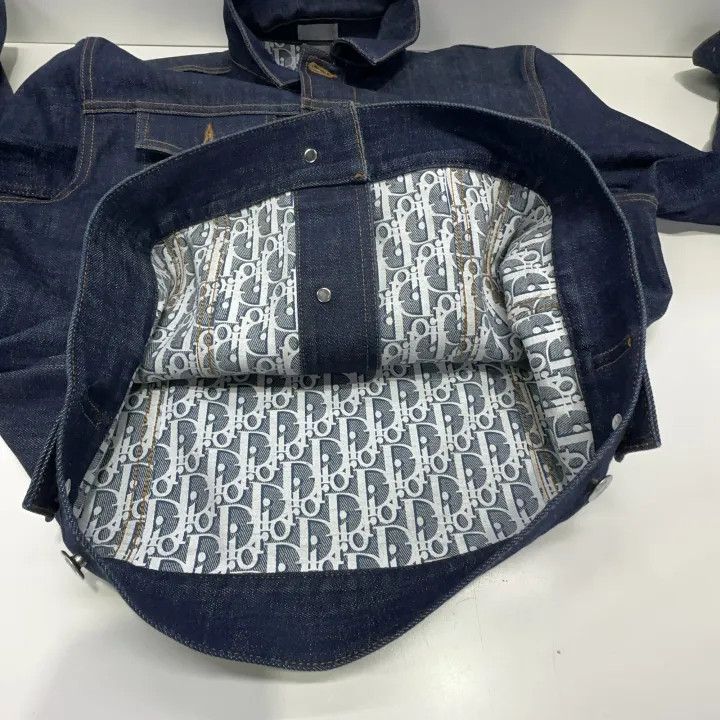 Dior Dior Blue Denim Short Jacket for Men 0079 Size US L / EU 52-54 / 3 - 8 Thumbnail