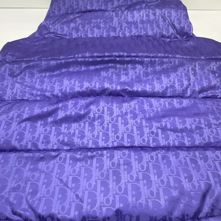 Dior Dior Purple Puffer Vest with Stand Collar 0079 Size US L / EU 52-54 / 3 - 15 Thumbnail