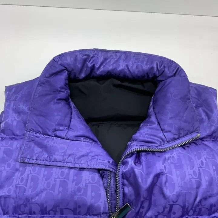 Dior Dior Purple Puffer Vest with Stand Collar 0079 Size US L / EU 52-54 / 3 - 7 Thumbnail