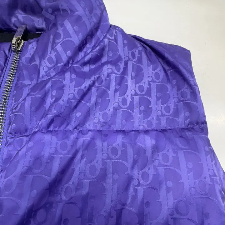 Dior Dior Purple Puffer Vest with Stand Collar 0079 Size US L / EU 52-54 / 3 - 9 Thumbnail