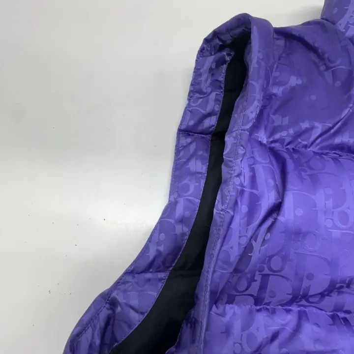 Dior Dior Purple Puffer Vest with Stand Collar 0079 Size US L / EU 52-54 / 3 - 14 Thumbnail