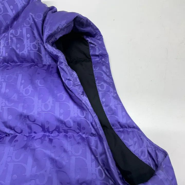 Dior Dior Purple Puffer Vest with Stand Collar 0079 Size US L / EU 52-54 / 3 - 13 Thumbnail