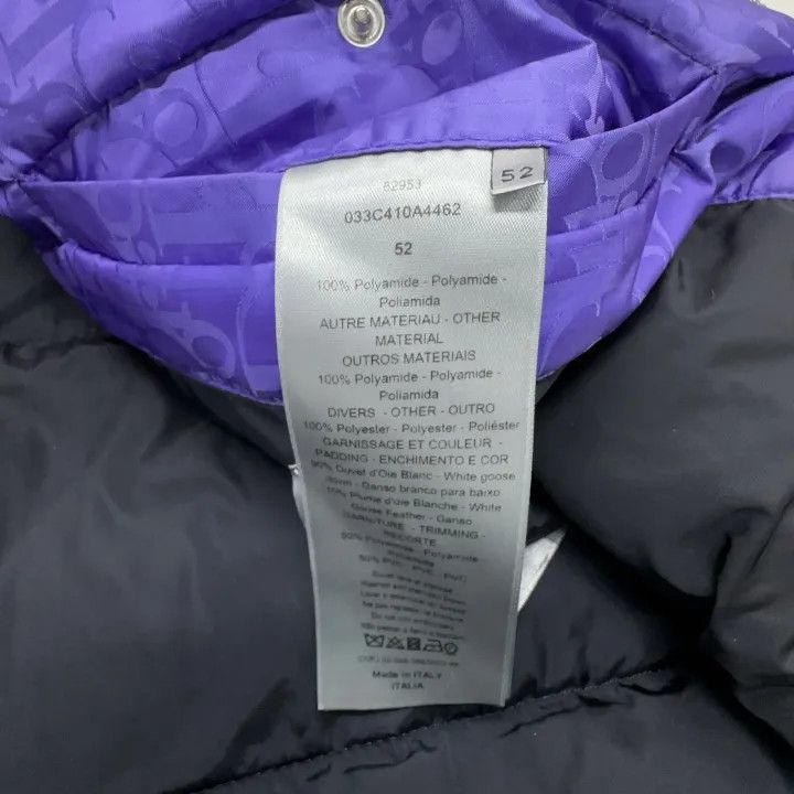 Dior Dior Purple Puffer Vest with Stand Collar 0079 Size US L / EU 52-54 / 3 - 5 Thumbnail